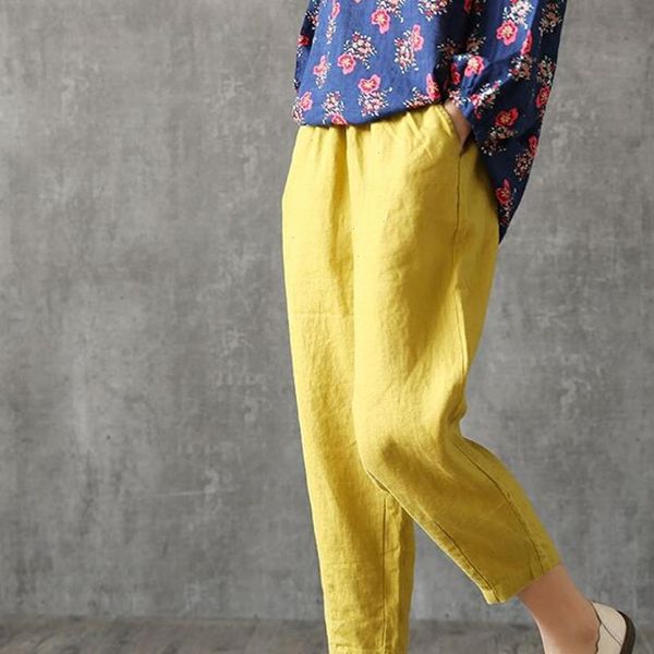 women pant spring summer loose harem pants elastic high waist plus size womens cotton linen casual female trousers sweatpants, Black;white
women pant spring summer loose harem pants elastic high waist plus size womens cotton linen casual female trousers sweatpants, Black;white