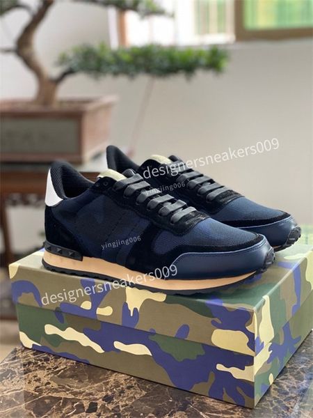2021 camouflage sneaker womens mens rivet shoes studded flats mesh camo suede leather casual trainers, Black
2021 camouflage sneaker womens mens rivet shoes studded flats mesh camo suede leather casual trainers, Black