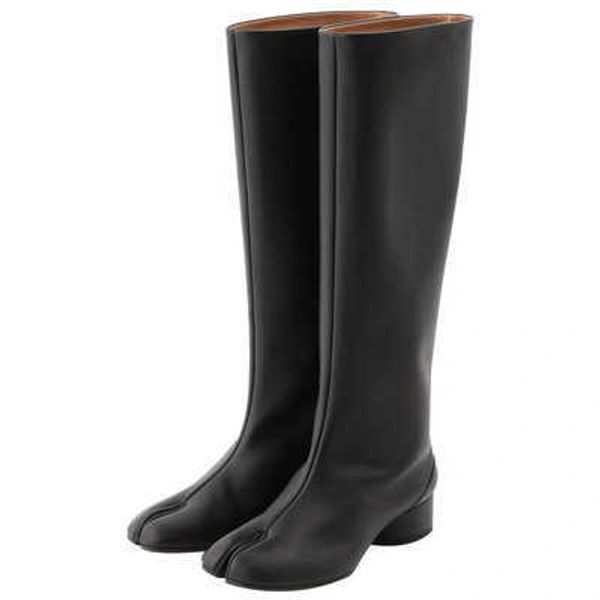 botines mujer luxury tabi chunky low heel knee high long boots for woman black leather rain boots stretch slim sock botas shoes 211015, Black;red
botines mujer luxury tabi chunky low heel knee high long boots for woman black leather rain boots stretch slim sock botas shoes 211015, Black;red