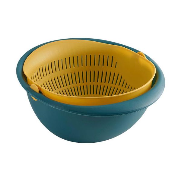 storage bottles & jars double-layer round fruit basket washing rice basin drainage kitchen sieve
storage bottles & jars double-layer round fruit basket washing rice basin drainage kitchen sieve