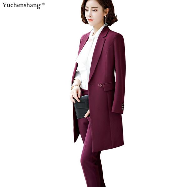 women's suits & blazers women work business career pant wine blue black long blazer jackets set suit elegant and 2 pieces s-4xl hoxr, White;black
women's suits & blazers women work business career pant wine blue black long blazer jackets set suit elegant and 2 pieces s-4xl hoxr, White;black