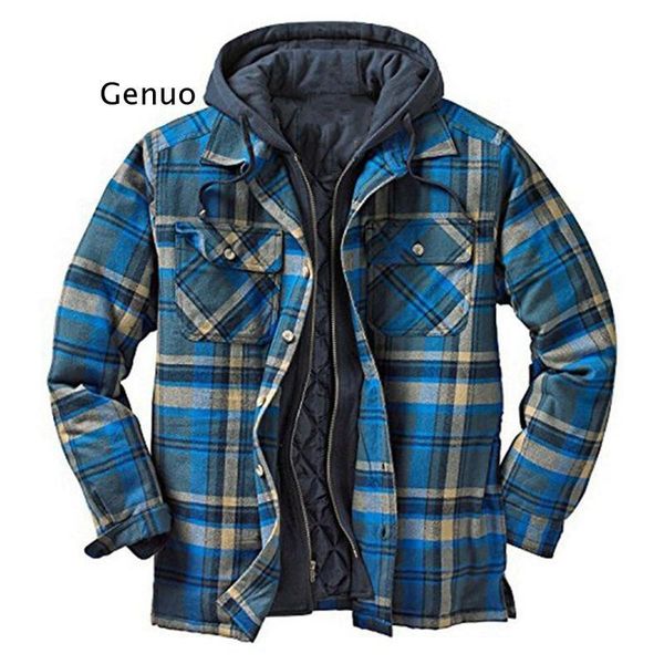 men's wool & blends explosive clothing european american autumn and winter models thick cotton plaid long-sleeved loose hooded jacket, Black
men's wool & blends explosive clothing european american autumn and winter models thick cotton plaid long-sleeved loose hooded jacket, Black