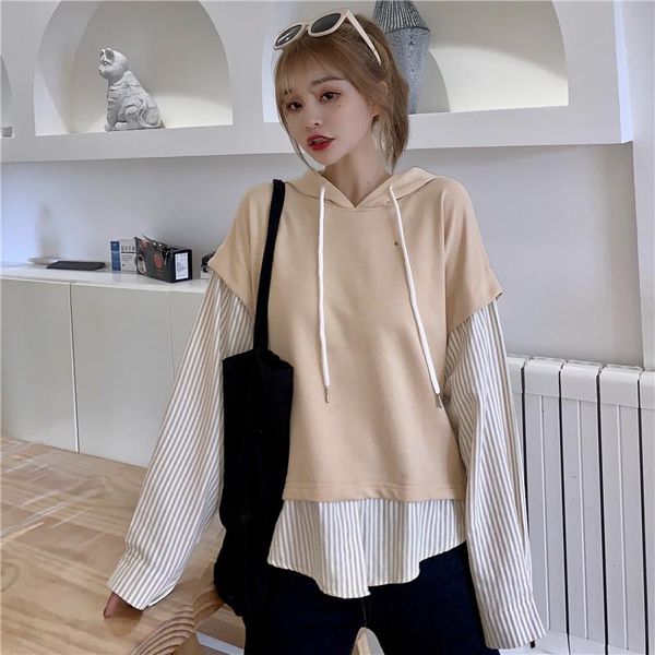 women's hoodies & sweatshirts real s spring and autumn clothing shirt sleeve patchwork sweater female fake two, Black
women's hoodies & sweatshirts real s spring and autumn clothing shirt sleeve patchwork sweater female fake two, Black