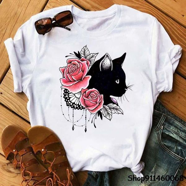 women clothing casual harajuku fashion t-shirt feather print loose o-neck summer short sleeve oversiaze female tees shirts women's, White
women clothing casual harajuku fashion t-shirt feather print loose o-neck summer short sleeve oversiaze female tees shirts women's, White