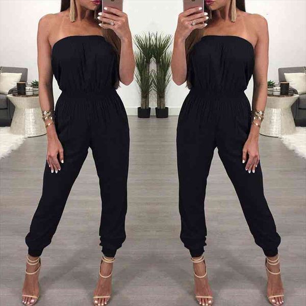 Women Jumpsuit Spring Fall Sleeveless Solid Color Romper Ladies Clubwear Playsuit Bodycon Slim Playsuit Trousers, Black;white
Women Jumpsuit Spring Fall Sleeveless Solid Color Romper Ladies Clubwear Playsuit Bodycon Slim Playsuit Trousers, Black;white