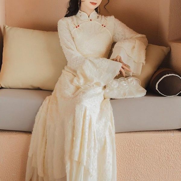 ethnic clothing chinese style sweet eleganti cheongsam dress women modern improvement girl qipao autumn traditional vintage vestido chino mu, Red
ethnic clothing chinese style sweet eleganti cheongsam dress women modern improvement girl qipao autumn traditional vintage vestido chino mu, Red