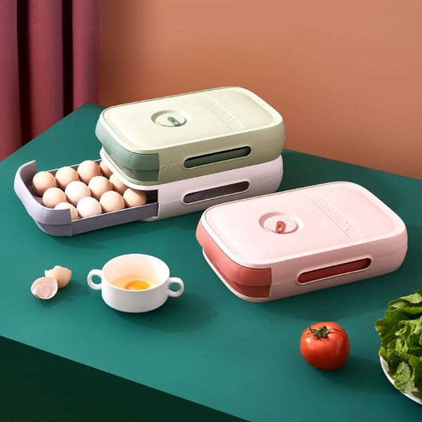 egg storage box household fresh-keeping multi-layer kitchen refrigerator with loading organizer rolling dra pak5 bottles & jars
egg storage box household fresh-keeping multi-layer kitchen refrigerator with loading organizer rolling dra pak5 bottles & jars