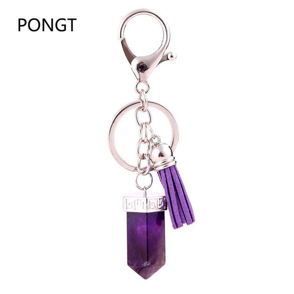 keychains natural stone quartz purple crystal keychain opal velvet tassel key ring for women girl bag hand made jewelry, Silver
keychains natural stone quartz purple crystal keychain opal velvet tassel key ring for women girl bag hand made jewelry, Silver