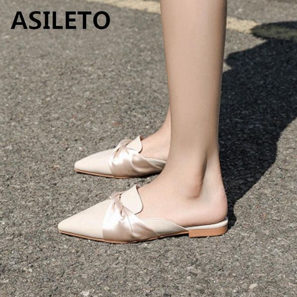 slippers asileto 2021 ladies slipper pointed toe flat soft slip-on elegant silk stylish mules size 39 female apricot summer a3420, Black
slippers asileto 2021 ladies slipper pointed toe flat soft slip-on elegant silk stylish mules size 39 female apricot summer a3420, Black