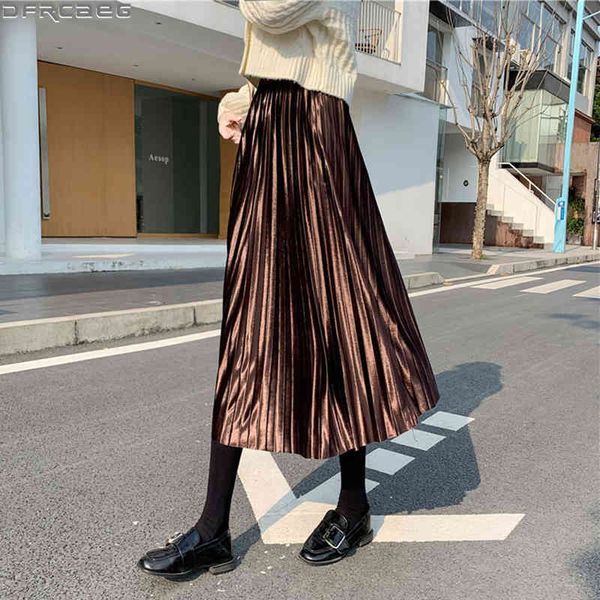 casual dresses winter golden velvet woman skirts loose stretch elastic waist faldas korean streetwear solid pleated skirt women 5c, Black;gray
casual dresses winter golden velvet woman skirts loose stretch elastic waist faldas korean streetwear solid pleated skirt women 5c, Black;gray