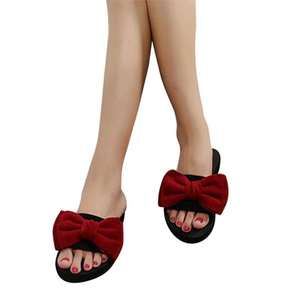 women bow summer sandals slipper indoor outdoor flip-flops beach shoes butterflyknot platform zapatos de mujer t slippers, Black
women bow summer sandals slipper indoor outdoor flip-flops beach shoes butterflyknot platform zapatos de mujer t slippers, Black