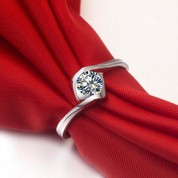 pretty 0.5ct round cut diamond engagement ring platinum 950 for her gift lover cluster rings, Golden;silver
pretty 0.5ct round cut diamond engagement ring platinum 950 for her gift lover cluster rings, Golden;silver