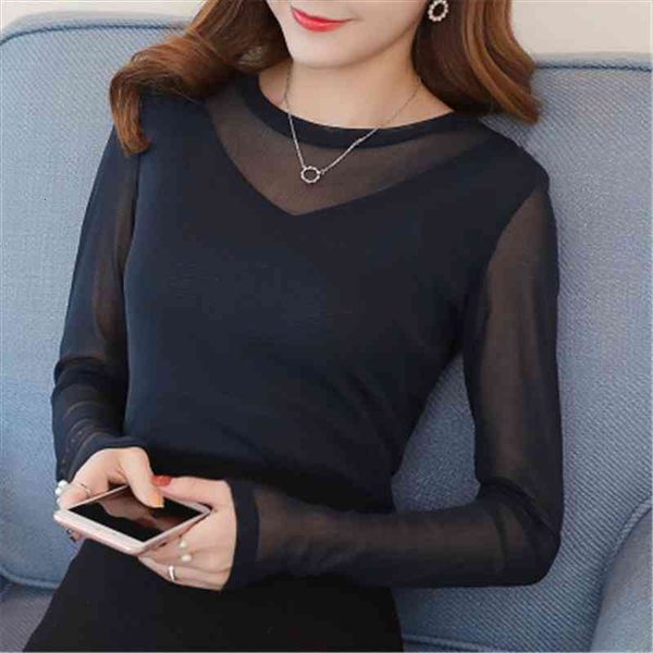 Fashion Women O-neck Long Sleeve Spring Autumn Thin Shirt Female Spliced Sexy Lace Solid Color Slim Blouse Pullover Clothing, White
Fashion Women O-neck Long Sleeve Spring Autumn Thin Shirt Female Spliced Sexy Lace Solid Color Slim Blouse Pullover Clothing, White