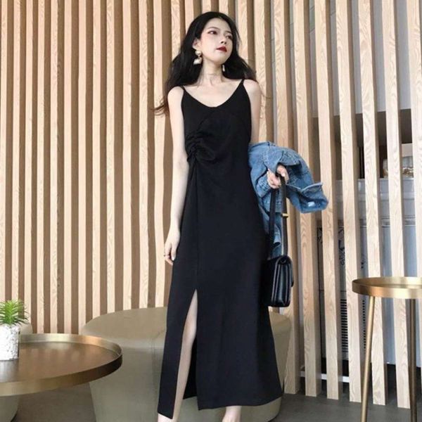 casual dresses dress women clothes pleated black skirt summer v-neck care machine split mid length suspender for b1cf, Black;gray
casual dresses dress women clothes pleated black skirt summer v-neck care machine split mid length suspender for b1cf, Black;gray