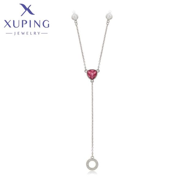 pendant necklaces xuping jewelry fashion arrival crystals for women gifts 40332, Silver
pendant necklaces xuping jewelry fashion arrival crystals for women gifts 40332, Silver
