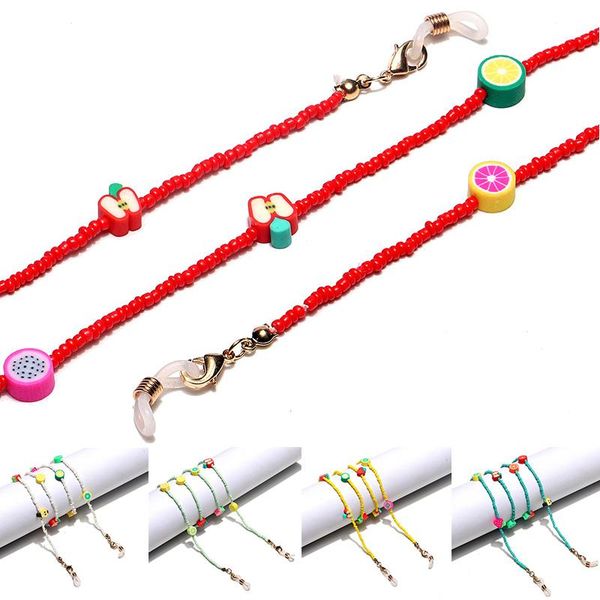 sunglasses frames women polymer clay fruit bead strand beaded chain girls bohemian eyeglass eyewear lanyard cord holder strap, Silver
sunglasses frames women polymer clay fruit bead strand beaded chain girls bohemian eyeglass eyewear lanyard cord holder strap, Silver