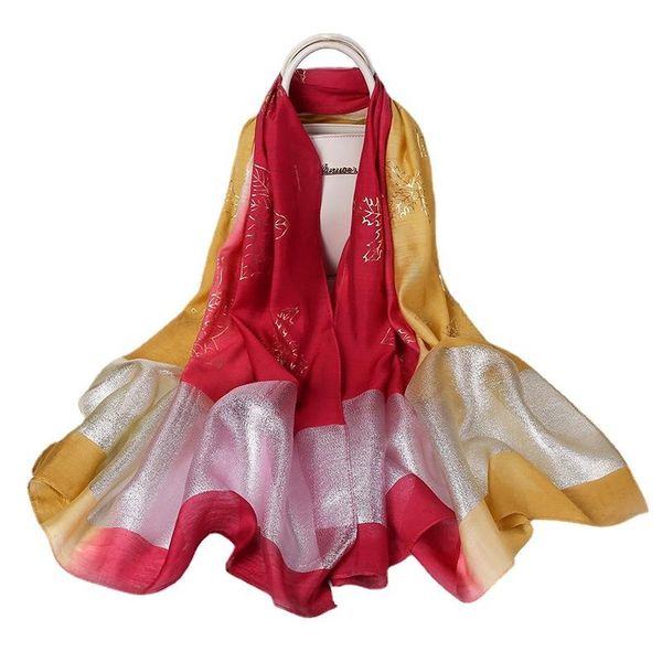 scarves fashion high-quality bronzing two-color silk scarf other women patchwork scarf, shawl four seasons go shopping, Blue;gray
scarves fashion high-quality bronzing two-color silk scarf other women patchwork scarf, shawl four seasons go shopping, Blue;gray