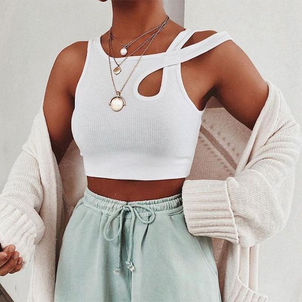 women's tanks & camis gothic y2k punk street hollow solid color t-shirt asymmetrical dress club party tight costume short 2021 summ, White
women's tanks & camis gothic y2k punk street hollow solid color t-shirt asymmetrical dress club party tight costume short 2021 summ, White