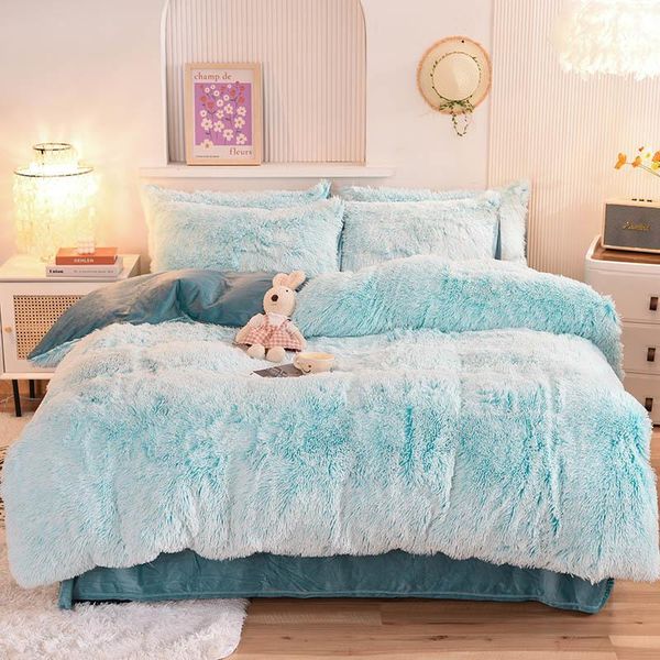 bedding sets elegant tie dye shaggy set single-sided fluffy long plush duvet cover pillow case bed sheet warm thick
bedding sets elegant tie dye shaggy set single-sided fluffy long plush duvet cover pillow case bed sheet warm thick