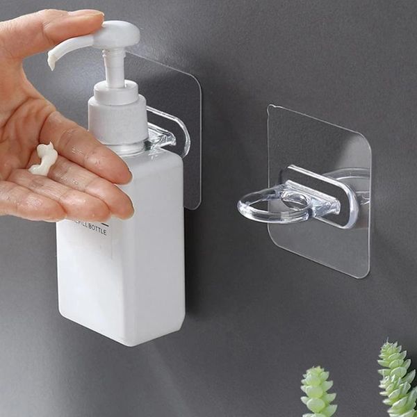 hooks & rails pvc transparent ring sticky hook punch shower gel bottle holder wall mount home bathroom
hooks & rails pvc transparent ring sticky hook punch shower gel bottle holder wall mount home bathroom