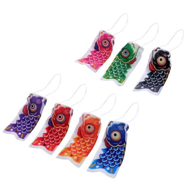 decorative objects & figurines 7pcs japanese carp flags style windsocks hanging ornaments gift
decorative objects & figurines 7pcs japanese carp flags style windsocks hanging ornaments gift