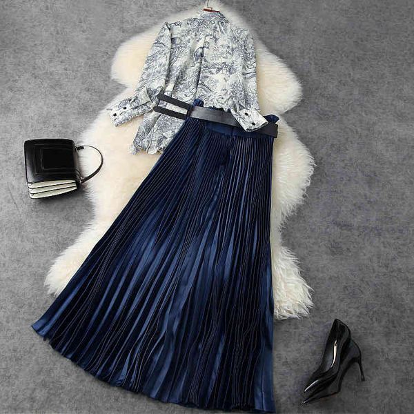 skirt women's spring summer 2 piece woman wild animal print shirts+pleated long maxi skirt set, White
skirt women's spring summer 2 piece woman wild animal print shirts+pleated long maxi skirt set, White