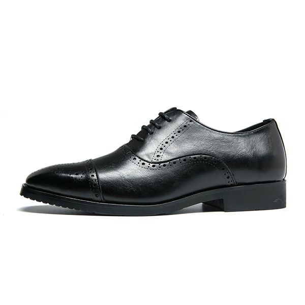 new flat classic men dress shoes genuine leather wingtip carved italian formal oxford footwear plus size 38-48 for winter, Black
new flat classic men dress shoes genuine leather wingtip carved italian formal oxford footwear plus size 38-48 for winter, Black