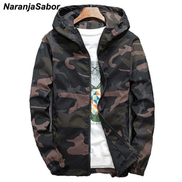 naranjasabor spring autumn men's hooded jackets camouflage military coats casual zipper male windbreaker men brand clothing n438 x0621, Black;brown
naranjasabor spring autumn men's hooded jackets camouflage military coats casual zipper male windbreaker men brand clothing n438 x0621, Black;brown