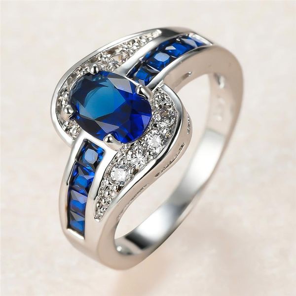 trendy male female blue crystal stone ring charm silver color wedding rings for women dainty bride oval zircon engagement, Slivery;golden
trendy male female blue crystal stone ring charm silver color wedding rings for women dainty bride oval zircon engagement, Slivery;golden