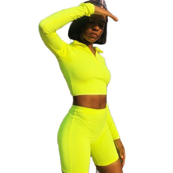 women's hoodies & sweatshirts wind 2021 cross-border fashion fluorescent color slim leisure suit through spring, Black
women's hoodies & sweatshirts wind 2021 cross-border fashion fluorescent color slim leisure suit through spring, Black