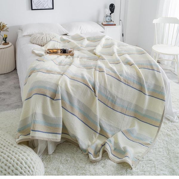 blankets stripe blanket throw quilts 95% cotton + 5% linen sofa cover summer thread home bedding 145*200cm, 200*210cm grey yellow
blankets stripe blanket throw quilts 95% cotton + 5% linen sofa cover summer thread home bedding 145*200cm, 200*210cm grey yellow