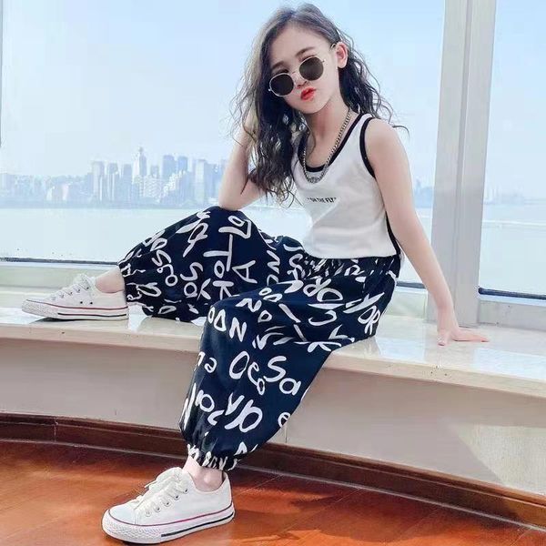 clothing sets teenagers summer fashion girls cotton vest + casual pants 2pcs streetwear children's clothes 4 7 9 11 12 14yrs, White
clothing sets teenagers summer fashion girls cotton vest + casual pants 2pcs streetwear children's clothes 4 7 9 11 12 14yrs, White