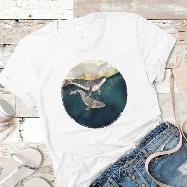 women's t-shirt women 4xl plus size shirt womens whale fashion ladies female mujer camisa tshirt tees printed graphic clothes, White
women's t-shirt women 4xl plus size shirt womens whale fashion ladies female mujer camisa tshirt tees printed graphic clothes, White