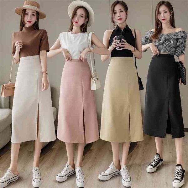 summer high waist slim simple solid color casual bag hip skirt plus size women a-line long 210527, Black
summer high waist slim simple solid color casual bag hip skirt plus size women a-line long 210527, Black