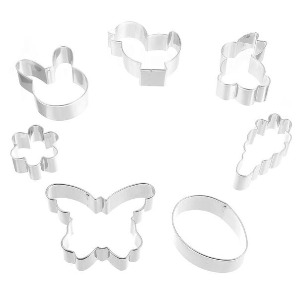 baking moulds 1 set 7pcs easter themed design stainless steel cookie biscuit molds (silver)
baking moulds 1 set 7pcs easter themed design stainless steel cookie biscuit molds (silver)
