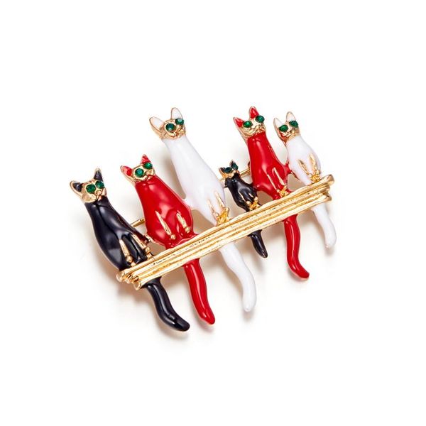 pins, brooches cat brooch women animal pin cute lapel enamel broche femme crystal pendant charm party jewelry gift colorful gold tone, Gray
pins, brooches cat brooch women animal pin cute lapel enamel broche femme crystal pendant charm party jewelry gift colorful gold tone, Gray