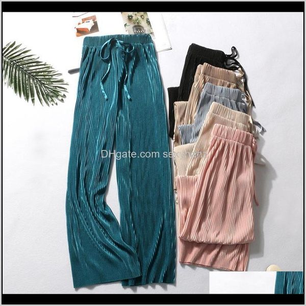 womens capris summer wide leg for women casual elastic high waist 2021 fashion loose long pants pleated pant trousers femme1 deuex dcugi, Black;white
womens capris summer wide leg for women casual elastic high waist 2021 fashion loose long pants pleated pant trousers femme1 deuex dcugi, Black;white