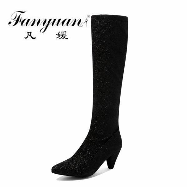boots fanyuan fashion women knee high long 2021 bling pattern night club party heels size30-48, Black
boots fanyuan fashion women knee high long 2021 bling pattern night club party heels size30-48, Black