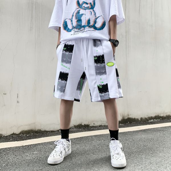 shorts summer 2021 fashion brand straight sports pants casual young men's patchwork pocket white, White;black
shorts summer 2021 fashion brand straight sports pants casual young men's patchwork pocket white, White;black