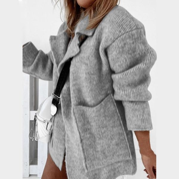 Women's Jackets Women's Casual Solid Color Cotton Knitted Cardigan Sweater Open Stitch Pockets Coat Lady Spring Autumn Tops, Black;brown
Women's Jackets Women's Casual Solid Color Cotton Knitted Cardigan Sweater Open Stitch Pockets Coat Lady Spring Autumn Tops, Black;brown