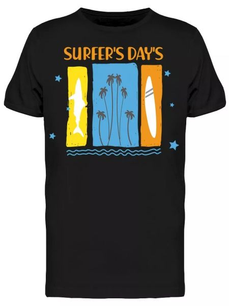amazing surfer's days tee men's -image by shutterstock, White;black
amazing surfer's days tee men's -image by shutterstock, White;black