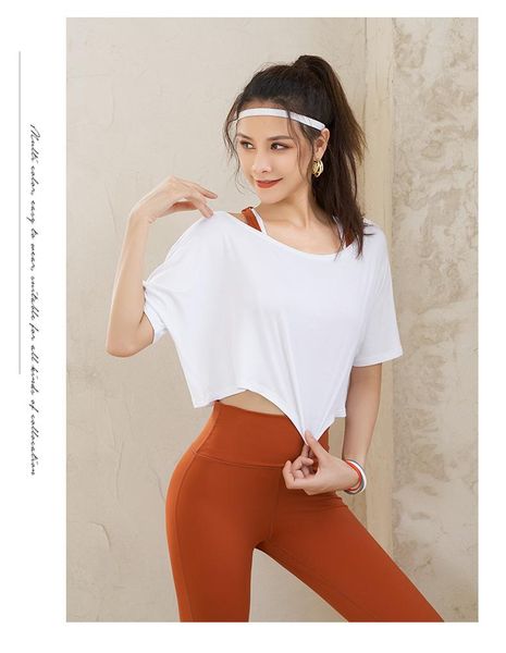 yoga outfit s-xl loose sports shirts women crop solid quick-dry short sleeve t-shirts sportswear female gym workout clothing
yoga outfit s-xl loose sports shirts women crop solid quick-dry short sleeve t-shirts sportswear female gym workout clothing