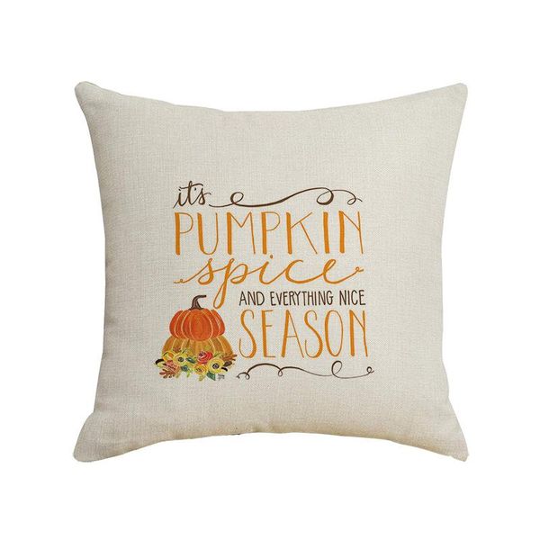 pillow case home cover linen thanksgiving cushion waist series-1