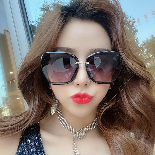 sunglasses frames women's sunglasses, trendy face-lift, fashion big-frame net celebrity, the same style, thin and versatile, Silver
sunglasses frames women's sunglasses, trendy face-lift, fashion big-frame net celebrity, the same style, thin and versatile, Silver