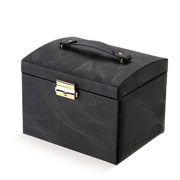 gift wrap luxury three-layer storage jewelry box with mirror portable jewel organizer stud earrings ring necklace display case
gift wrap luxury three-layer storage jewelry box with mirror portable jewel organizer stud earrings ring necklace display case