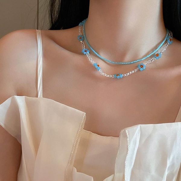 chokers crystal flower necklace blue korea summer fresh personality design t-shirt dress clavicle chain jewelry 48cm, Golden;silver
chokers crystal flower necklace blue korea summer fresh personality design t-shirt dress clavicle chain jewelry 48cm, Golden;silver
