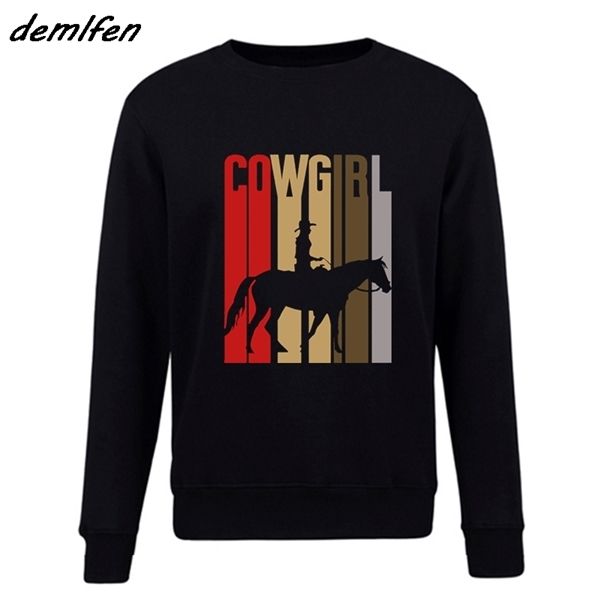 retro cowgirl western hoodie horse rider new pullover fleece sweatshirt cool coat harajuku streetwear c0413, Black;brown
retro cowgirl western hoodie horse rider new pullover fleece sweatshirt cool coat harajuku streetwear c0413, Black;brown