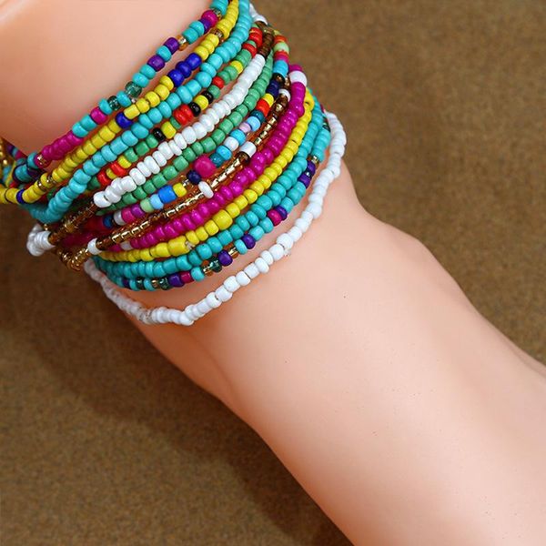 anklets colorful bohemia beaded anklet charm statement short choker for women men summer vacation jewelry, Red;blue
anklets colorful bohemia beaded anklet charm statement short choker for women men summer vacation jewelry, Red;blue