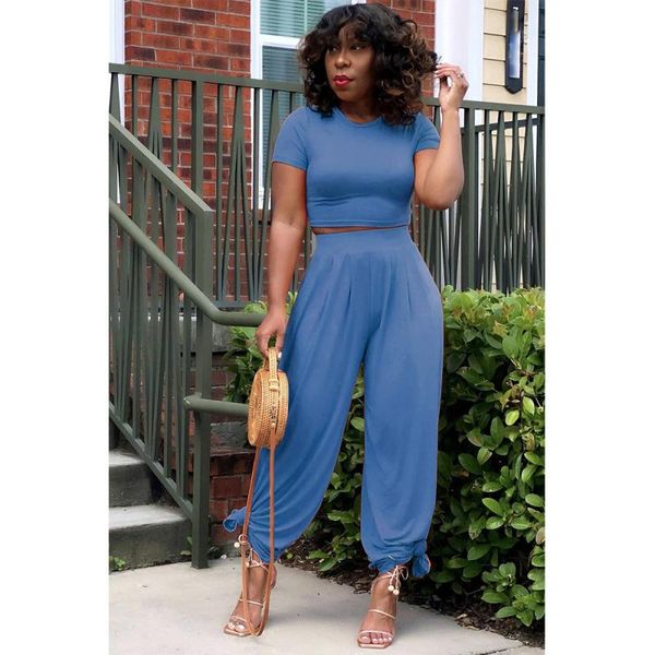 women's two piece pants woemn summer solid casual o-neck short sleeve slim t-shirt high waist loose wide leg 2pcs sets, White
women's two piece pants woemn summer solid casual o-neck short sleeve slim t-shirt high waist loose wide leg 2pcs sets, White