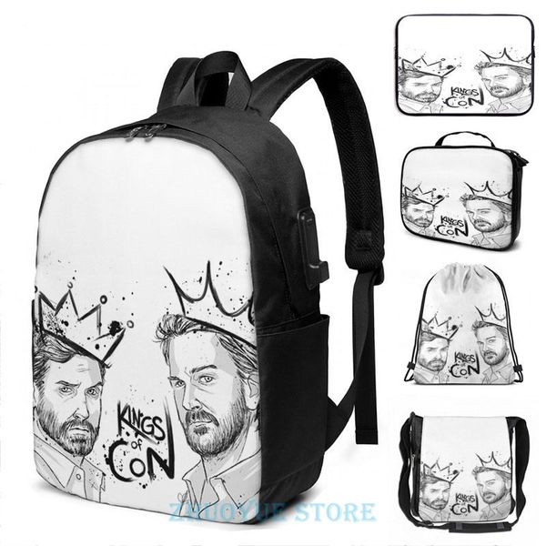 backpack funny graphic print the kings and crowns usb charge men school bags women bag travel laptop
backpack funny graphic print the kings and crowns usb charge men school bags women bag travel laptop